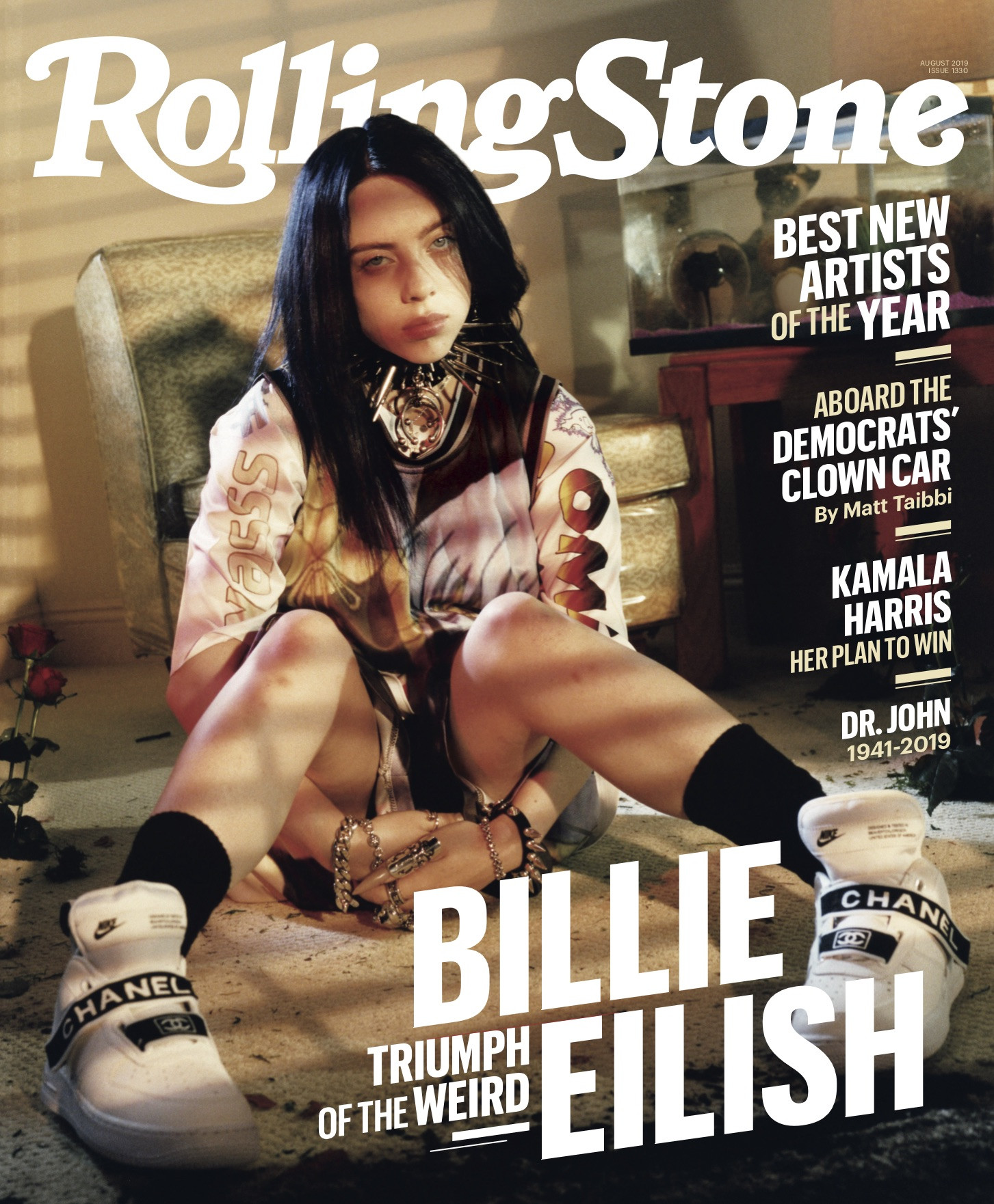Billie Eilish, Rolling Stone, August 2019 Billie Eilish, Rolling Stone, August 2019